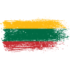 Drapeau Jaune Vert Rouge Pinceau