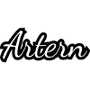Artern - Textdesign mit Stadtnamen