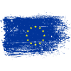 Brushstroke EU Flag