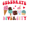 Ice Cream Cone Popsicle Celebrate