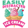 Ice Cream Cone Easily Distracted