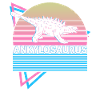 Ankylosaurus Dinosaur Retro