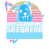 Australian Shepherd Retro