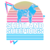Shetland Sheepdogs Retro