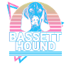 Basset Hound Retro