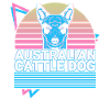 Chien de bétail australien Retro