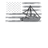 Fishing Cutter USA Flag
