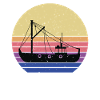 Fishing Cutter Retro Design