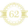 62 Number Emblem