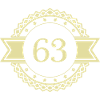 63 Number Emblem