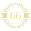 66 Number Emblem