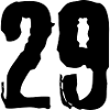 29 Zahl Trikot