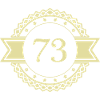 73 Number Emblem