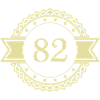 82 Number Emblem