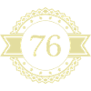 76 Number Emblem