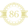 86 Number Emblem
