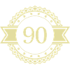 90 number emblem