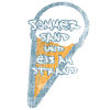 EIS AM STRAND SOMMER