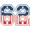 Number 62 USA