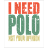 Polo disant drôle