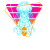 Méduses Vaporwave