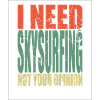 Skysurfing saying funny