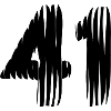 41 Zahl Trikot