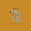 ZODIAC SIGN Virgo -yellow-