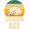 Retro Hunde Papa Labrador