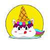 Einhorn Waffeleis