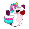 Einhorn mit Herz