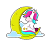 Einhorn Mond 