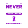Purple bow. Overdose consciousness