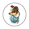 Rat Terrier Dog Aquarelle Illustration