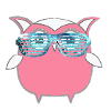 Eule, Comic,mint,Sonnenbrllle, spacebrille,sommer,