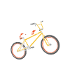 Dabbing Skeleton BMX
