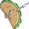 Cuisine mexicaine Dabbing Taco