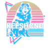 Keeshond Rétro