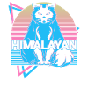 Himalayan Cat Retro