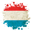 Luxembourg flags blob