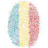 Romania Romanian Fingerprint Flag