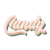 Candy lettering Retro
