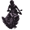 Motocross motorcycle grey