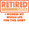 Retirement 2022 Retired 2022 Graphic