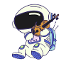 Astronomer Playing Violin