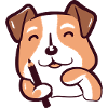 Dog artist graphic designer