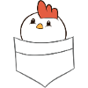Chicken - In Breast Pocket / Shirt Pocket