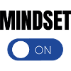Blauer ON-Schalter Icon