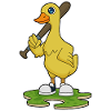 Duck Baseball Baseball Bat