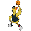Duck Basketball Player Basketball